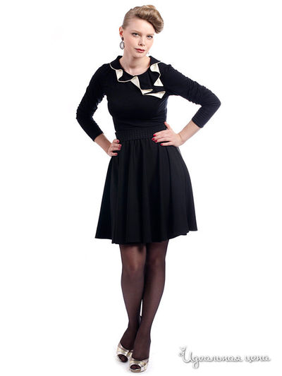 Сорочка Mirella Sole, цвет черный,молочный