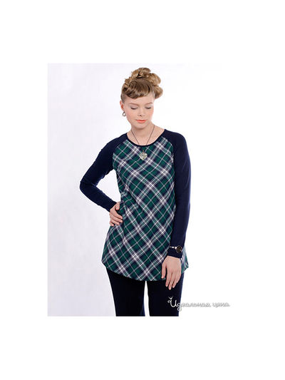 Туника Mirella Sole, цвет зеленая клетка