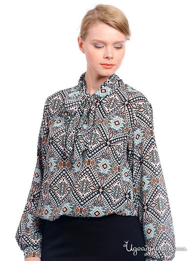 Блуза Mirella Sole, цвет голубой