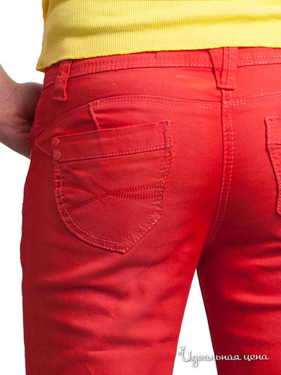 Узкие джинсы Million X для девочки, цвет красно-оранжевый