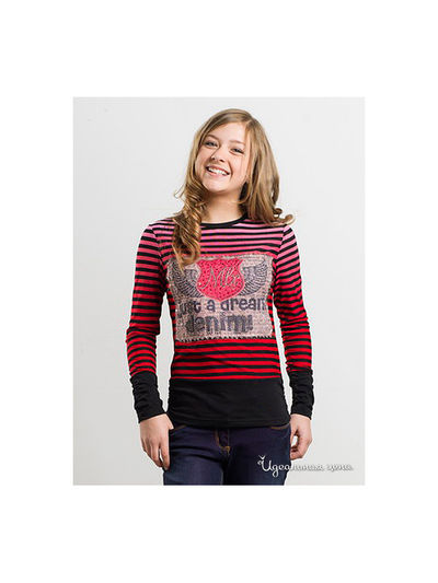 Лонгслив Million X, цвет красный, черный