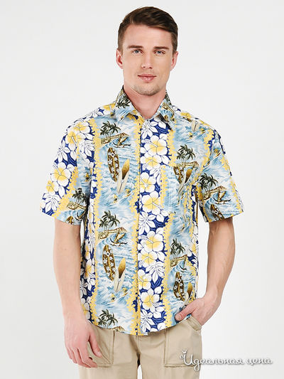 Рубашка Realto, цвет blue/yellow
