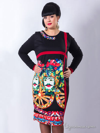 Платье Wisell, цвет Черно-красный