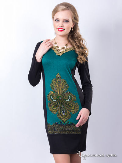 Платье Wisell, цвет Зелено-черный