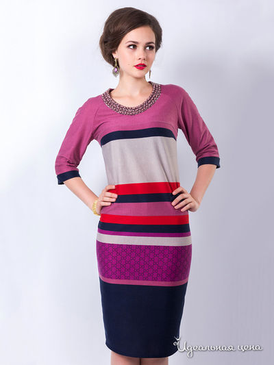 Платье Wisell, цвет Сине-розовый