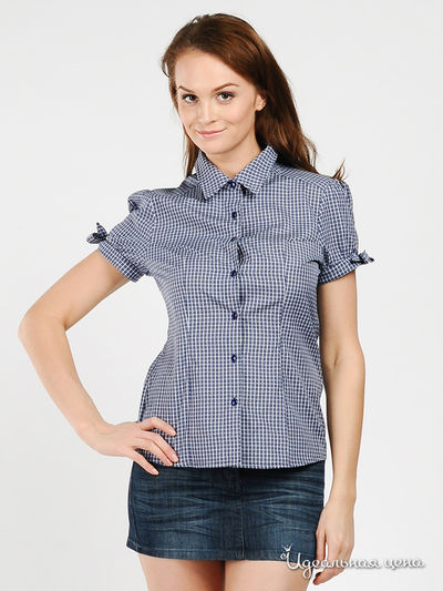 Блуза Ultra, цвет синяя клетка
