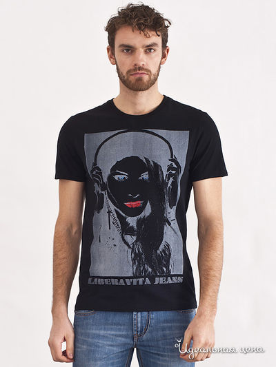 Футболка Liberavita, цвет чёрный