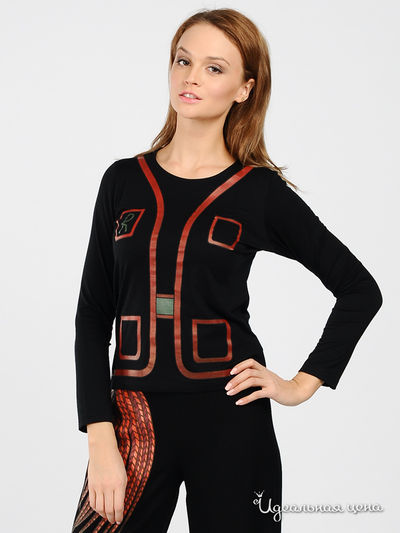 Лонгслив Roberta di Camerino, цвет черный