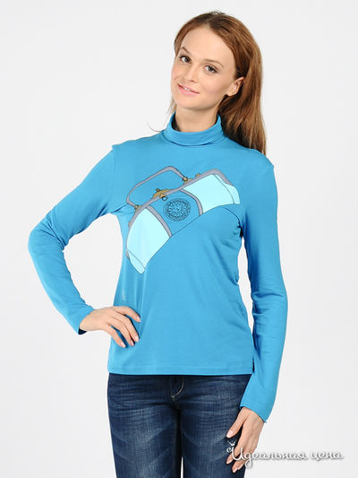 Лонгслив Roberta di Camerino, цвет голубой