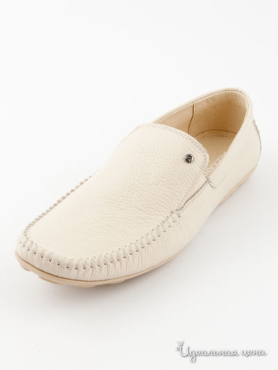 Мокасины Alexandro, цвет молочный