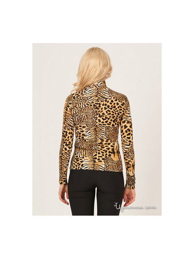 Блуза REMIX, цвет принт леопард