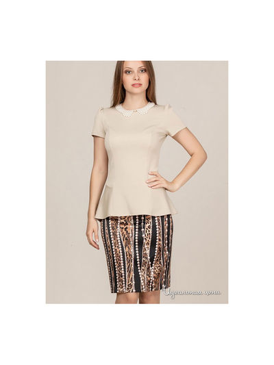 Блуза Remix, цвет бледно-золотистый