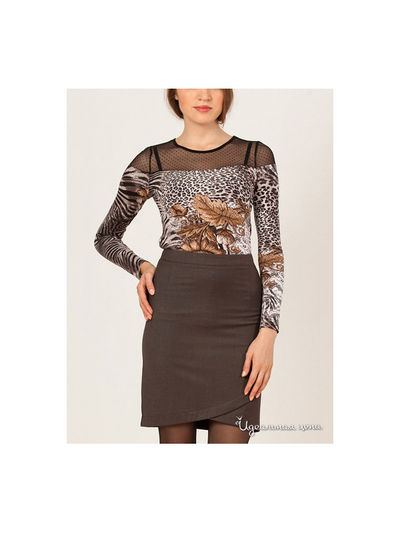 Блуза Remix, цвет черно-серый