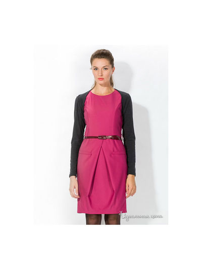 Платье Remix, цвет брусника