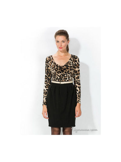 Платье Remix, цвет леопард