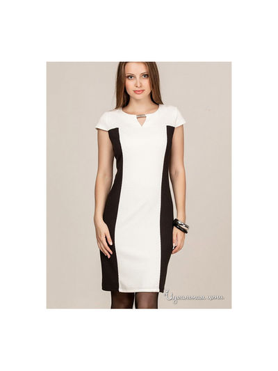 Платье Remix, цвет черный,бежевый