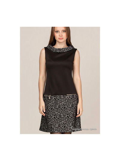 Платье Remix, цвет черно-молочный