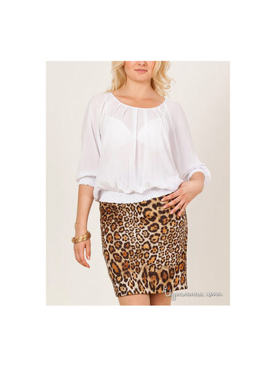 Юбка Remix, цвет принт леопард