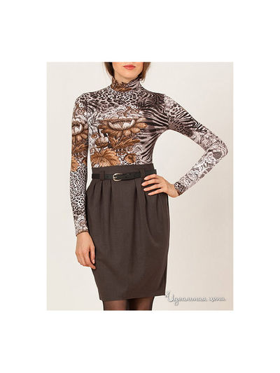 Юбка Remix, цвет темно карий