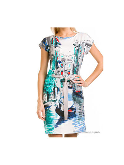 Платье Remix, цвет принт город