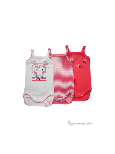 Боди Absorba, цвет белый, розовый