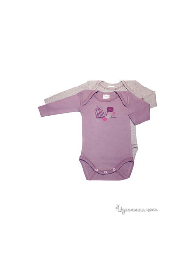 Боди Absorba, цвет фиолетовый, серый