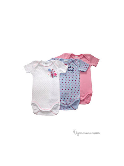 Боди Absorba, цвет белый, розовый, голубой