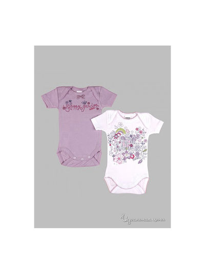 Боди Absorba, цвет белый, розовый