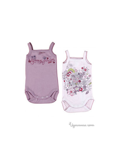 Боди Absorba, цвет белый, розовый