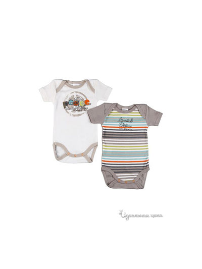 Боди Absorba, цвет молочный, полоска