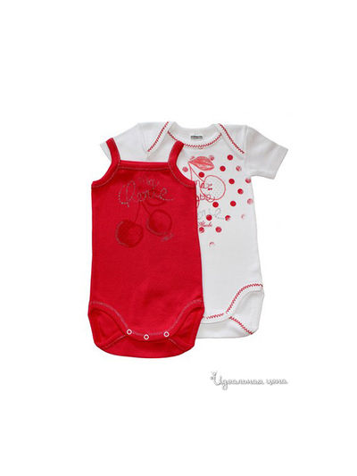 Боди Absorba, цвет белый, красный