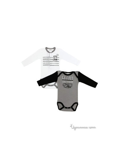 Боди Absorba, цвет белый, серый