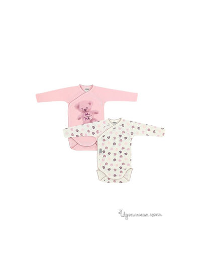 Боди Absorba, цвет сердечки,  розовый