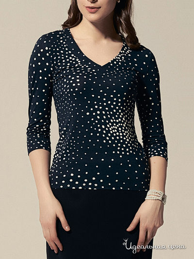 Блуза Valeria Lux, цвет синий, голубой