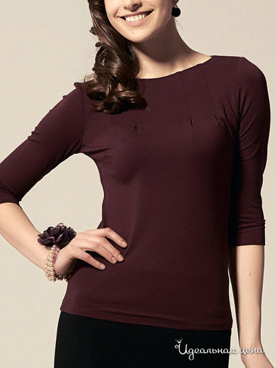 Блуза Valeria Lux, цвет баклажан