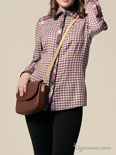 Блуза Valeria Lux, цвет сиреневый