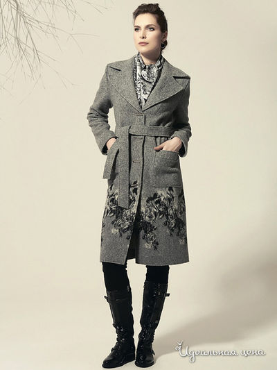 Пальто Valeria Lux, цвет серый