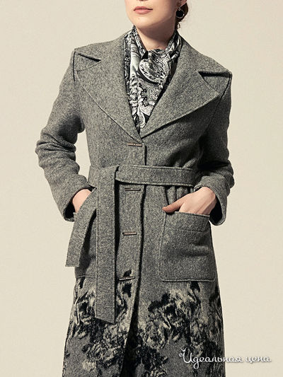 Пальто Valeria lux, цвет серый