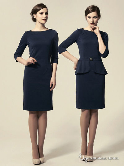 Платье Valeria Lux, цвет темно-синий