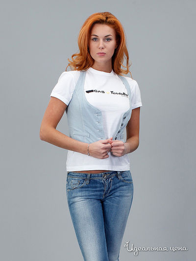 Жилет GAS, цвет голубой