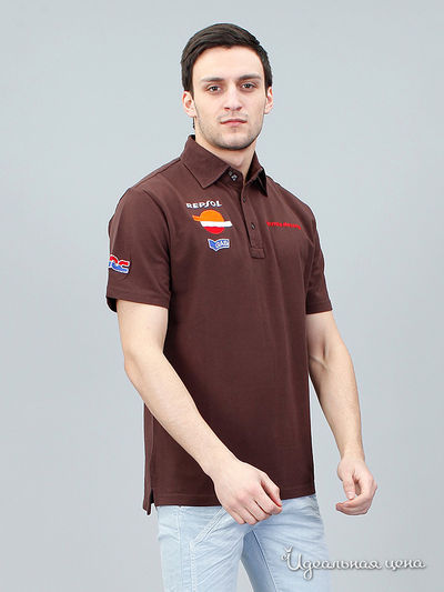 Поло GAS, цвет Коричневый