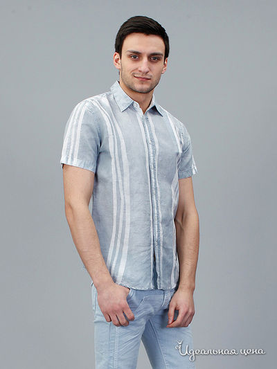 Рубашка GAS, цвет синий