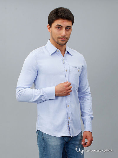 Рубашка GAS, цвет голубой