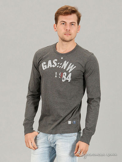 Лонгслив GAS, цвет серый