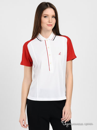 Поло Australian, цвет белый, красный