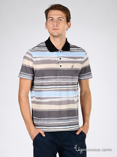 Поло Australian, цвет серый, бежевый