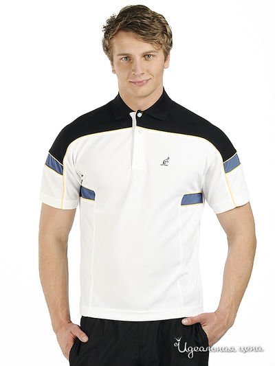 Поло Australian, цвет темно-синее, белое, желтое