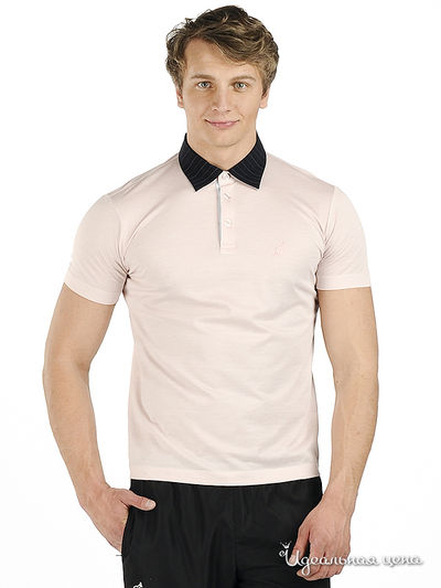 Поло Australian, цвет розовый, синий