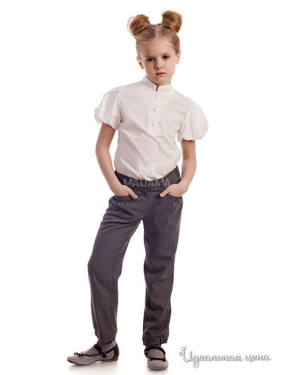 Брюки Madama, цвет светло-серый