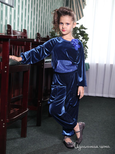 Брюки Madama, цвет синий